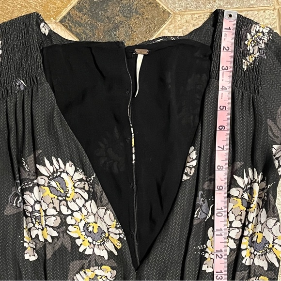Free People All I Got Tiered Ruffle Floral Maxi Dress Women’s Size 4 - Picture 10 of 16